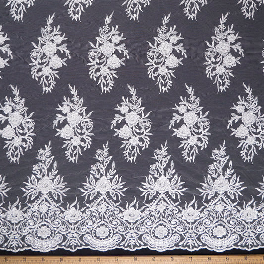 TUL MARNI BLANCO BRILLANTE FLORES