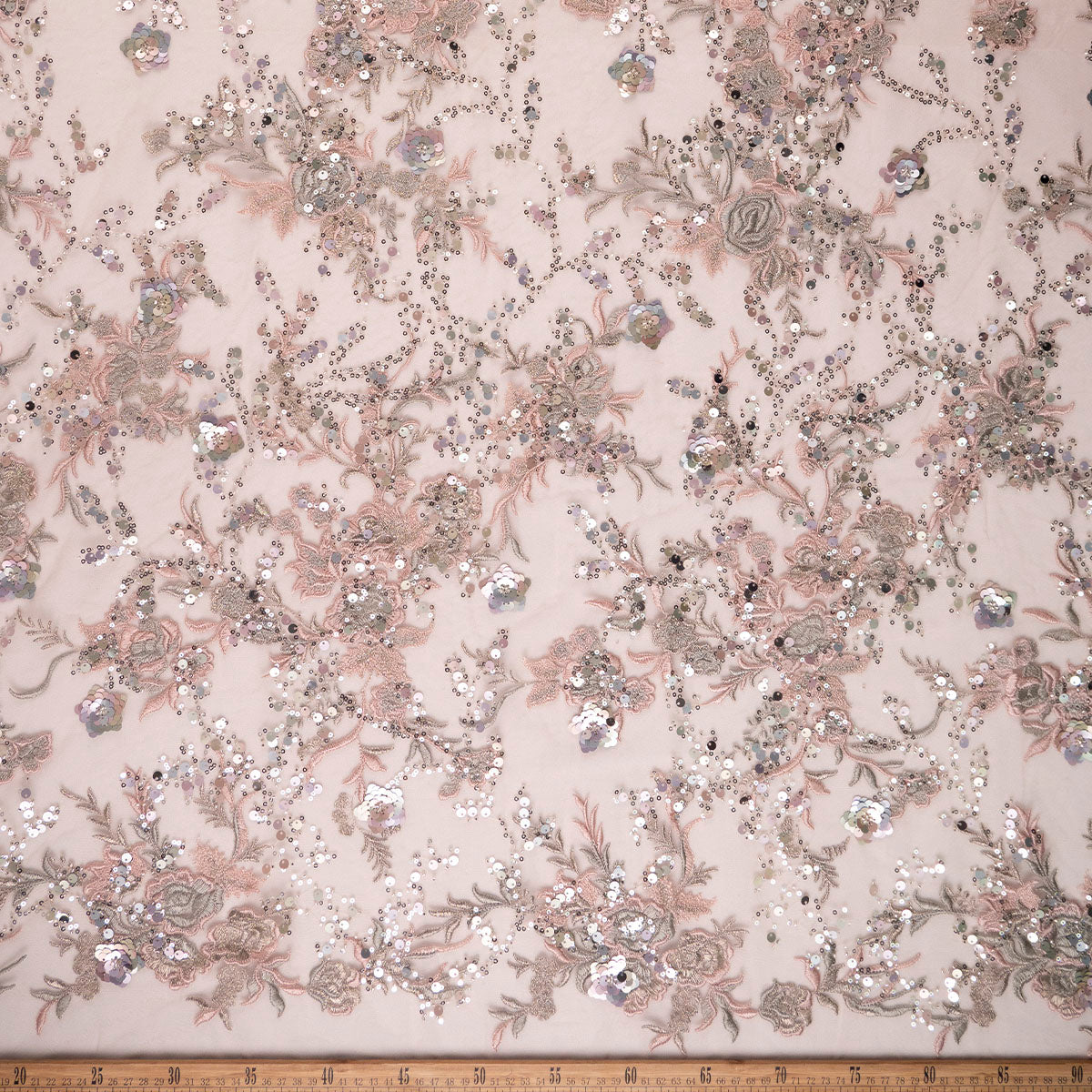 TUL MARNI BEIGE ARENA CON FLORES