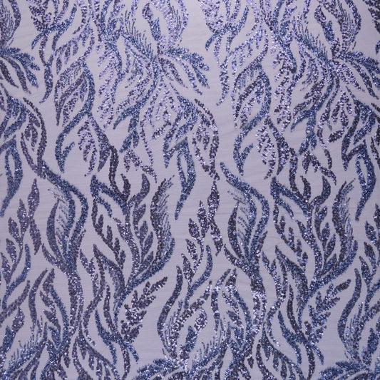 TUL GALLIANO VIOLETA PETUNIA HOJAS