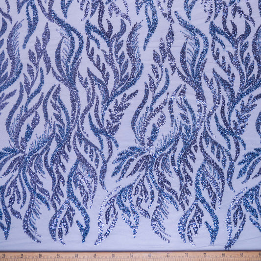 TUL GALLIANO VIOLETA PETUNIA HOJAS