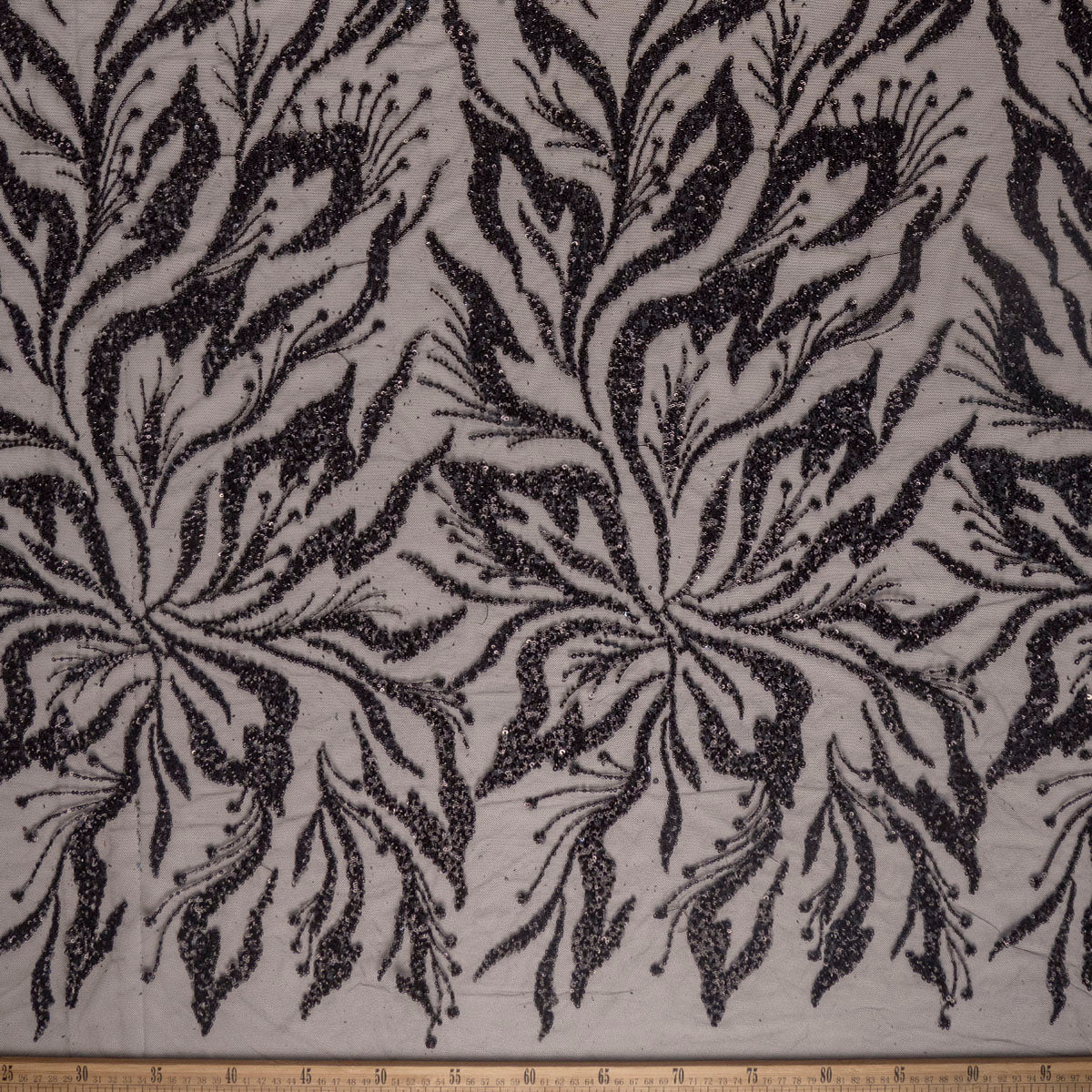 TUL GALLIANO NEGRO METEORITO HOJAS