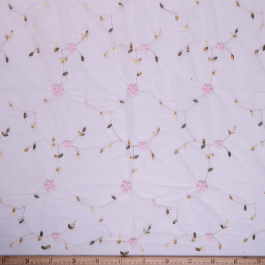 TUL SOPHIA ROSA MISTY CON FLORES PEQUEÑAS