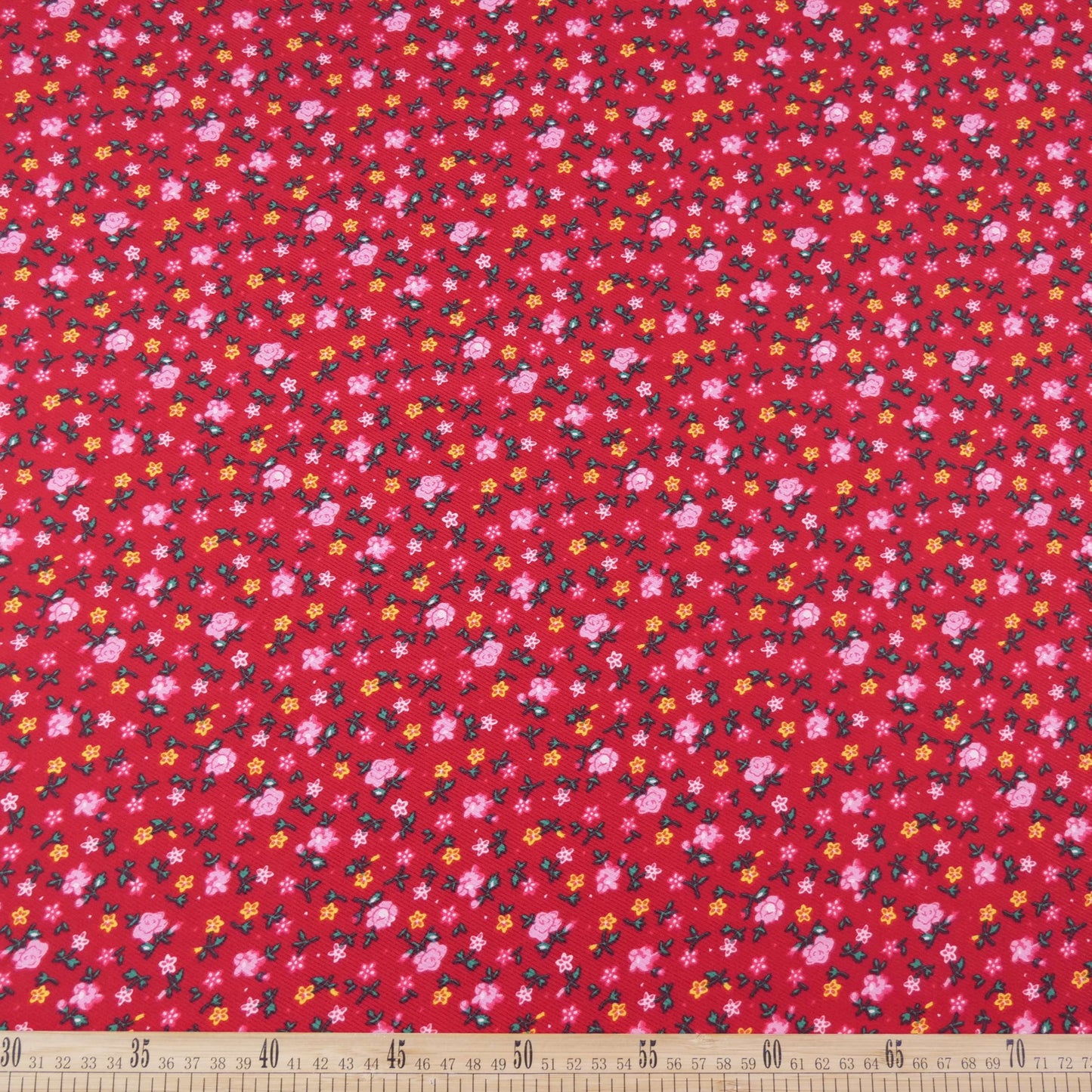 MICRO TWILL ESTAMPADO BORDO CORDOBES FLORAL