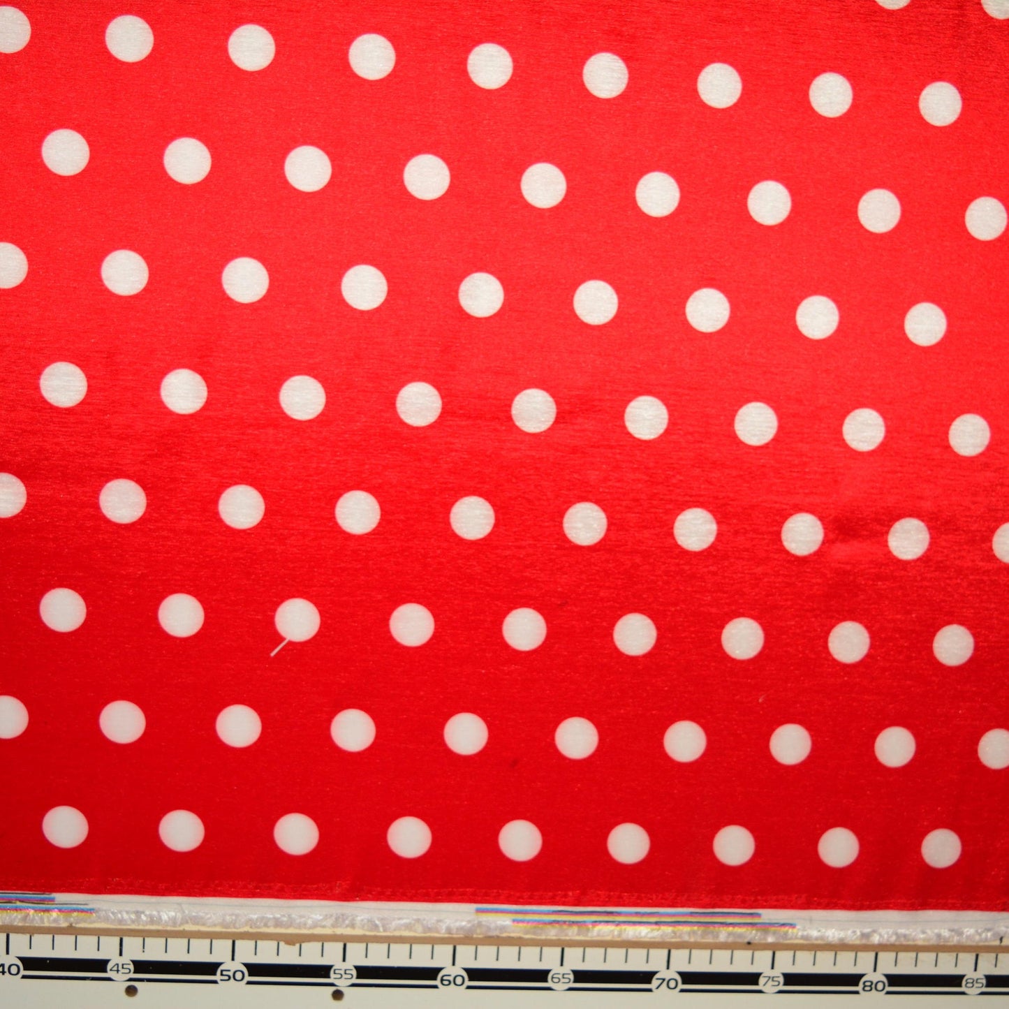 TAFETA ESTAMPADO ROJO CARMESI