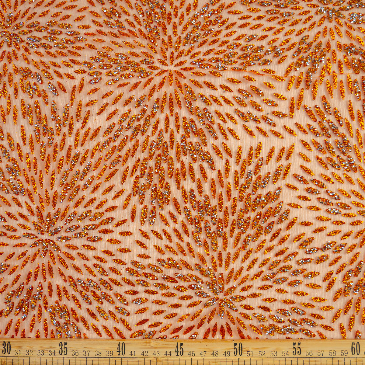 PAILLETTE GIBRE NARANJA CARAMELO OSCURO