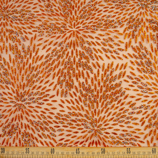 PAILLETTE GIBRE NARANJA CARAMELO OSCURO