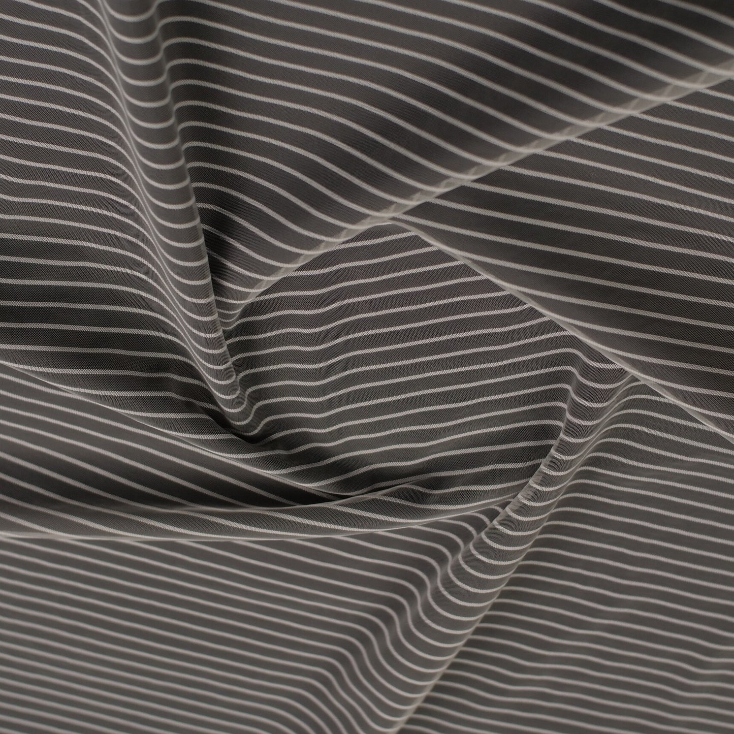 MICRO TUL STRIPES NATURAL PERLA
