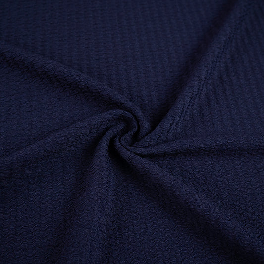 CREPE DRAPE AZUL MEDIEVAL TEXTURADO ONDAS