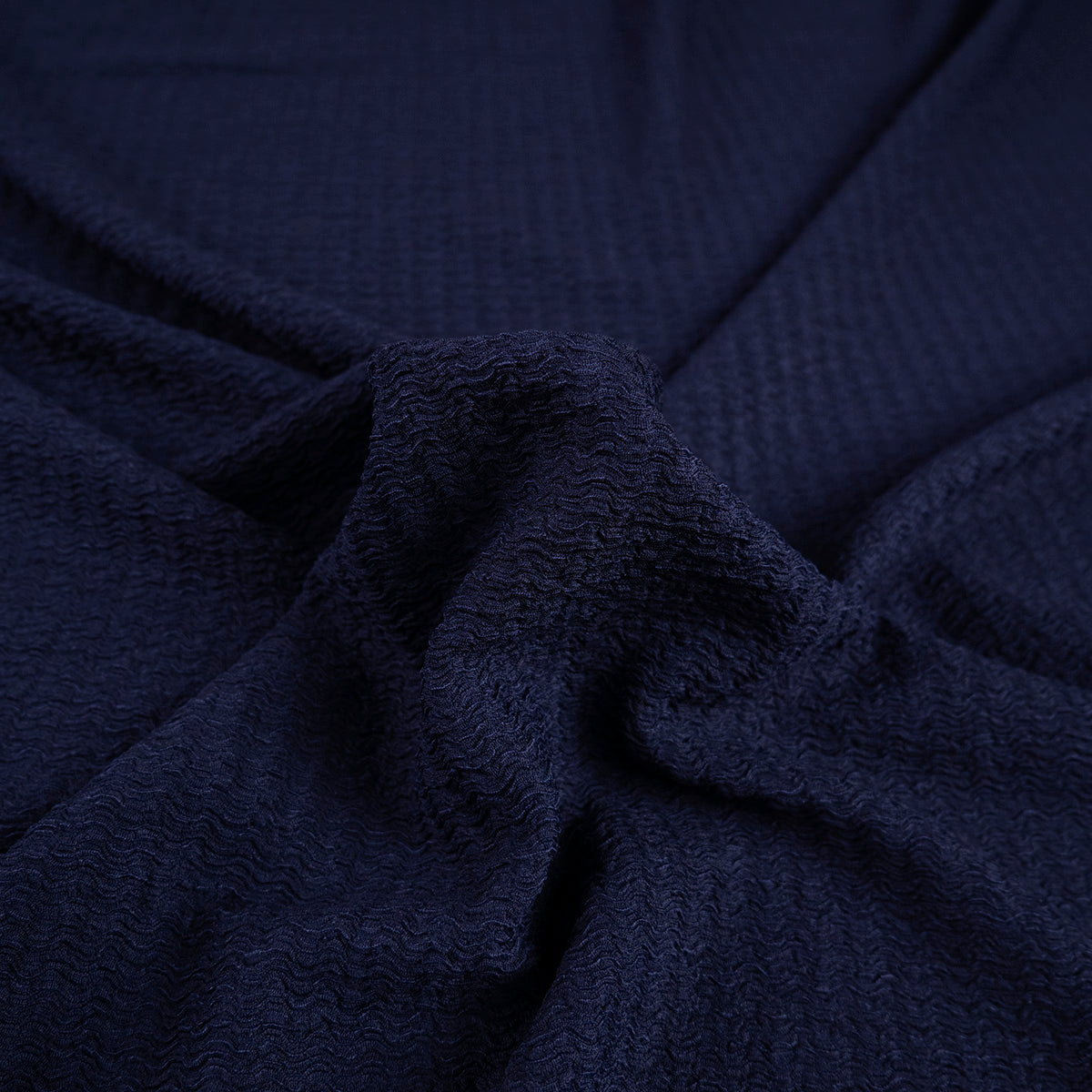CREPE DRAPE AZUL MEDIEVAL TEXTURADO ONDAS