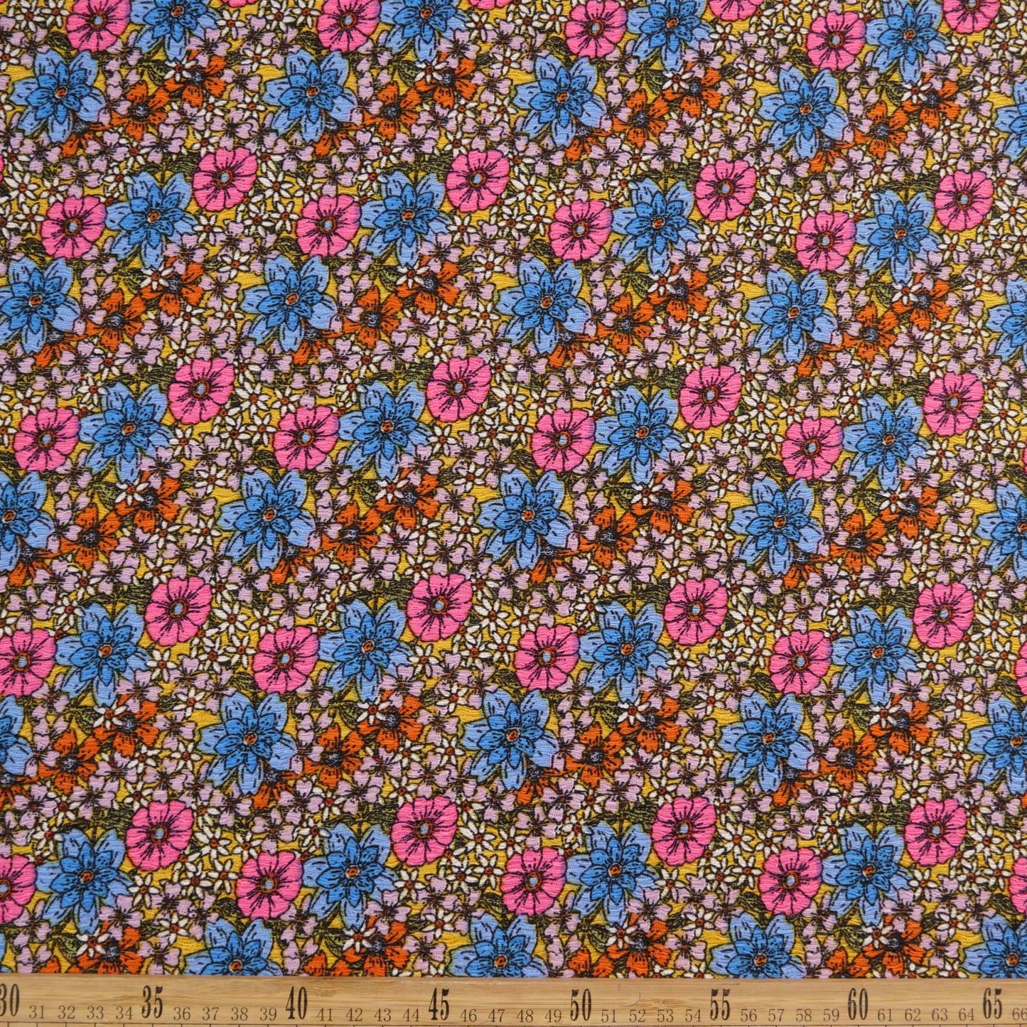 DRAPE ESTAMPADO AMARILLO MIEL MOSTAZA
