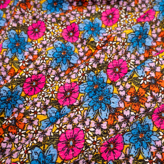 DRAPE ESTAMPADO AMARILLO MIEL MOSTAZA