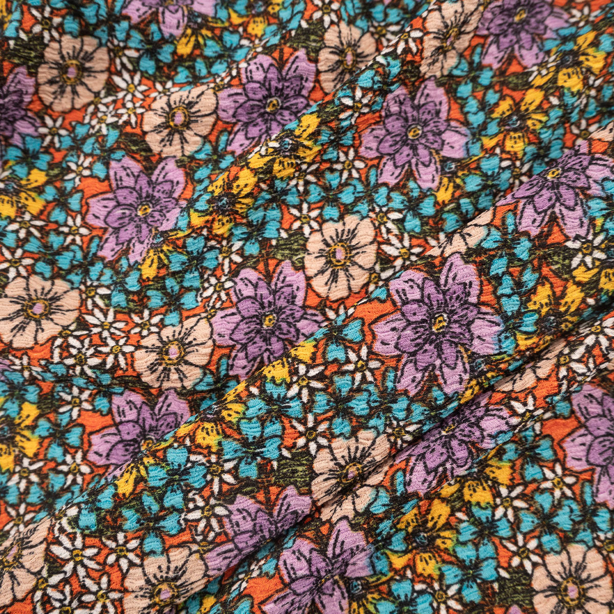 DRAPE ESTAMPADO NARANJA LADRILLO QUEMADO