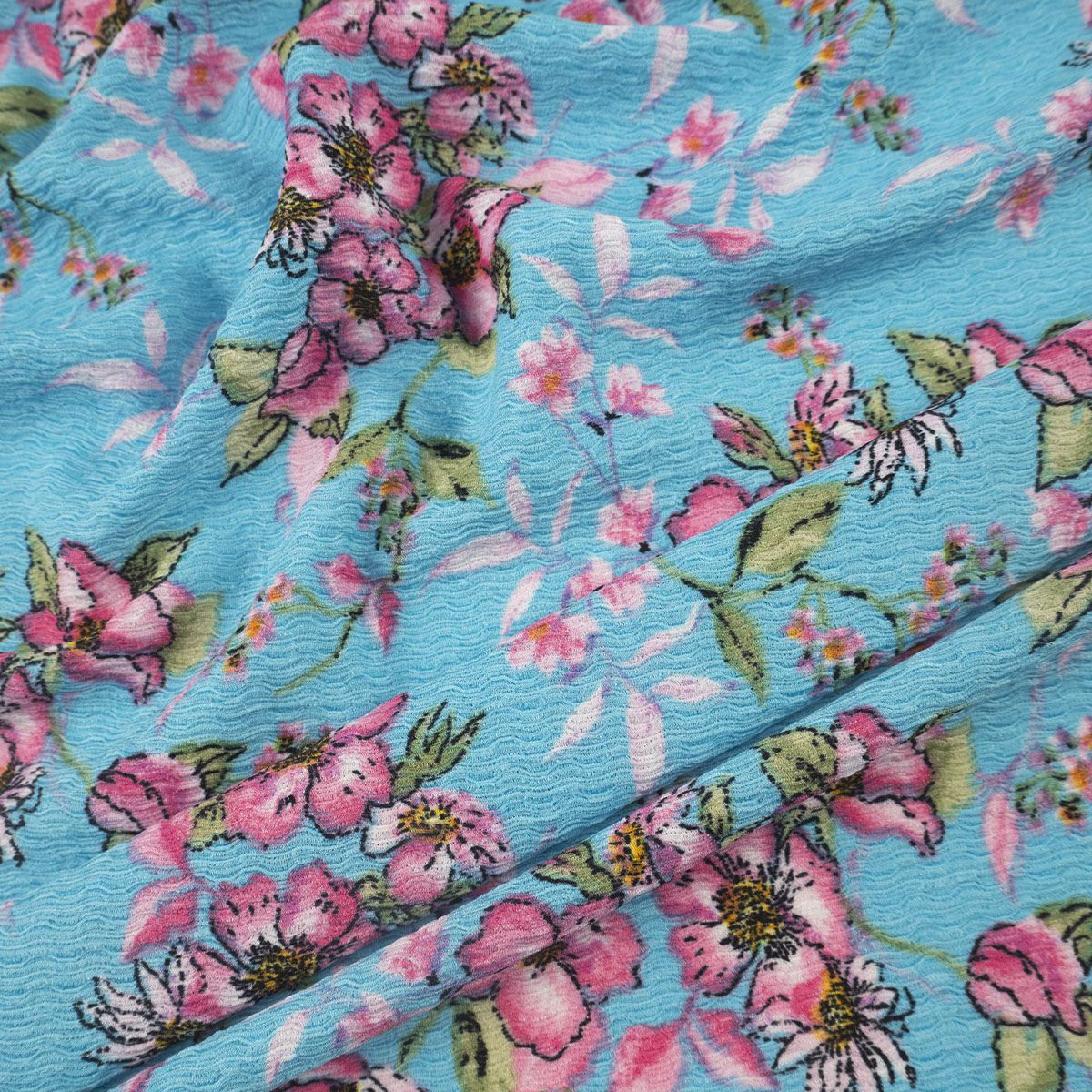 DRAPE ESTAMPADO TURQUESA ACUARIO