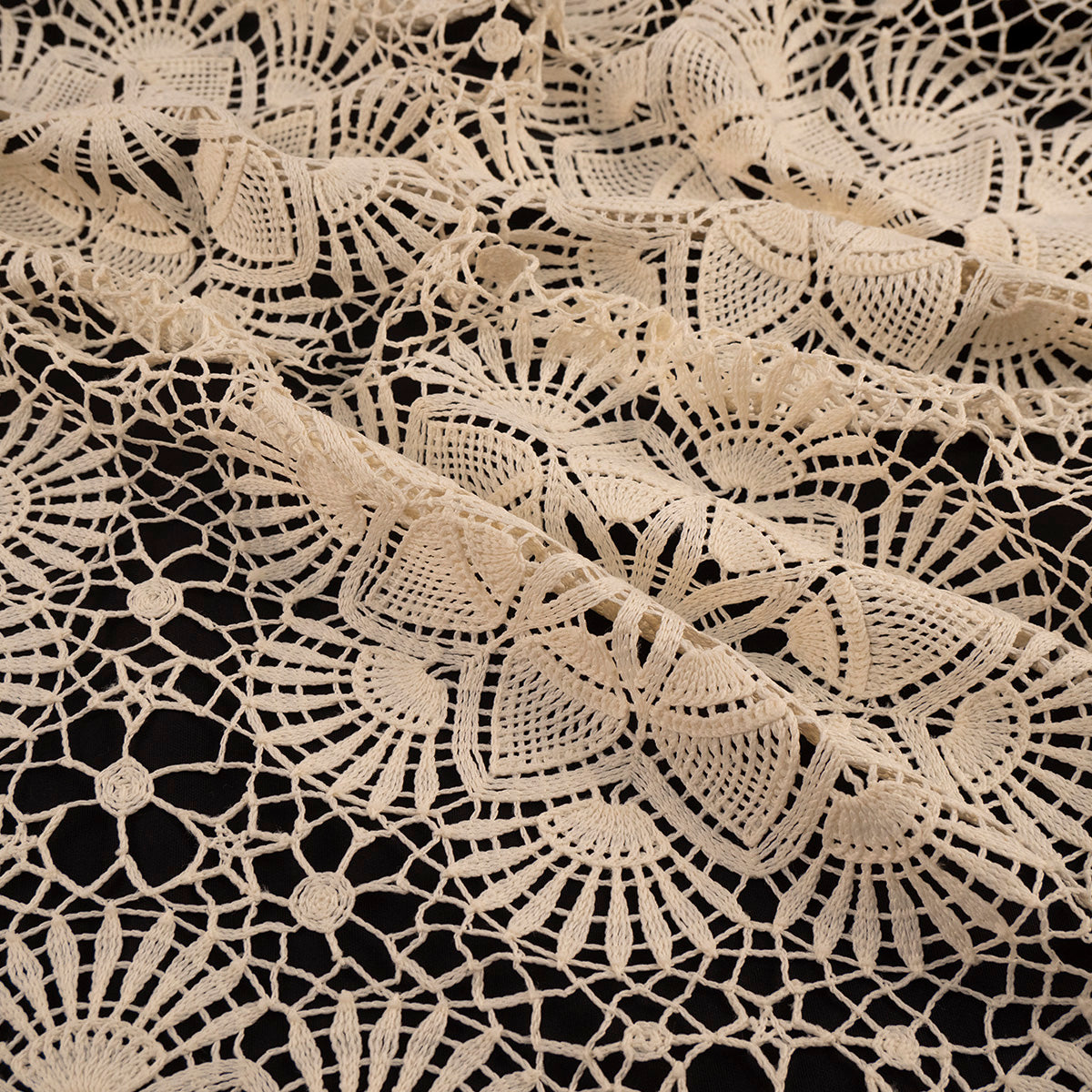 MACRAME BLANCO PAPIRO CON MANDALAS