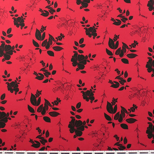 CREPE CEY ESTAMPADO BORDO PERSA FLORAL