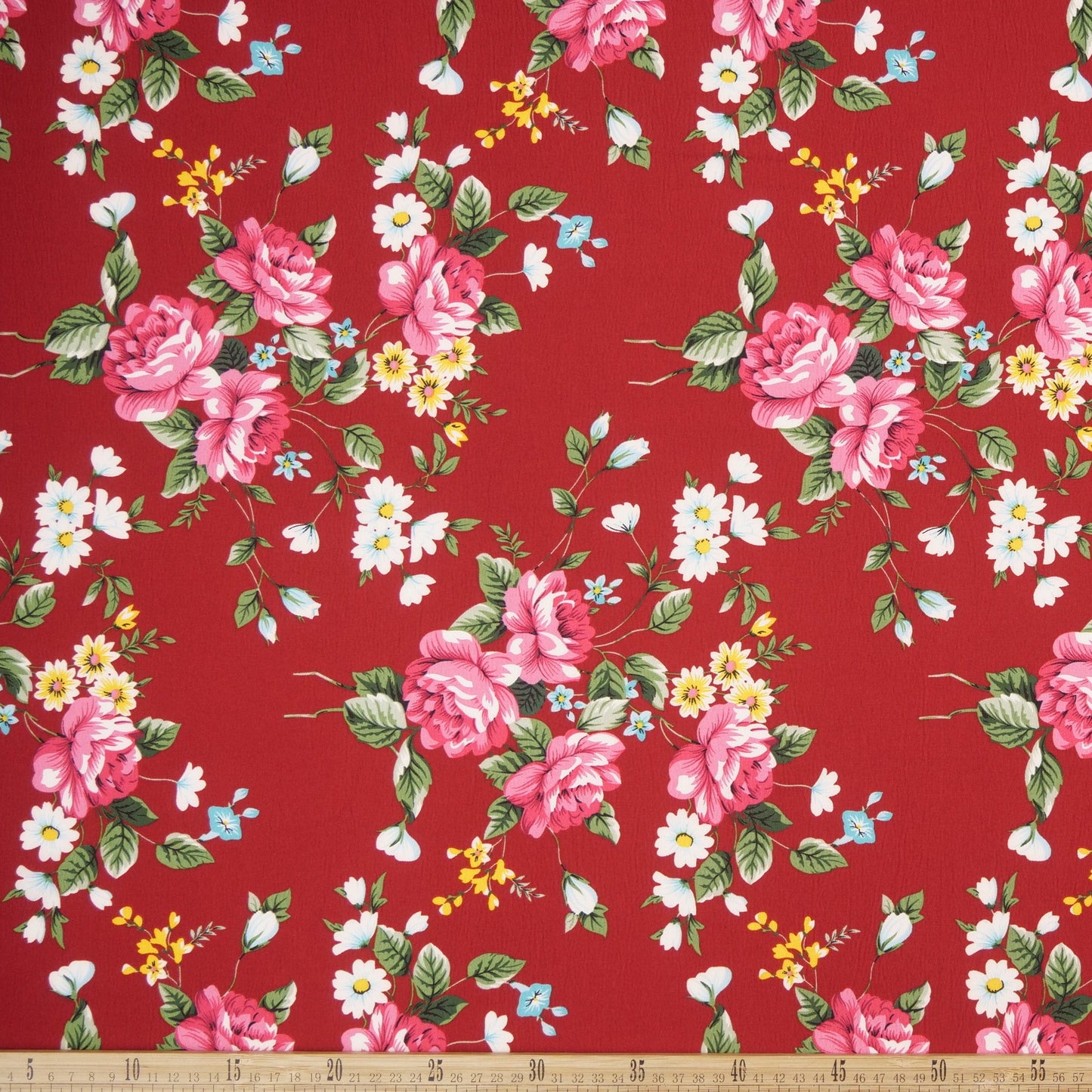 CREPE CEY ESTAMPADO BORDO GRANATE