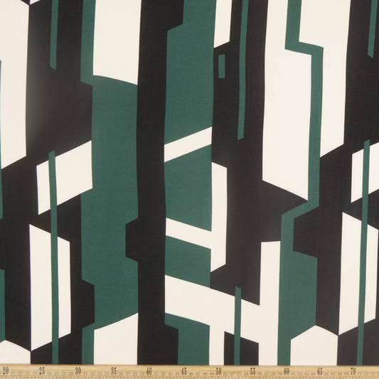 CREPE CEY ESTAMPADO VERDE OSCURO TETRI