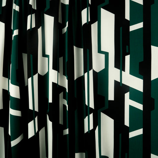 CREPE CEY ESTAMPADO VERDE OSCURO TETRI