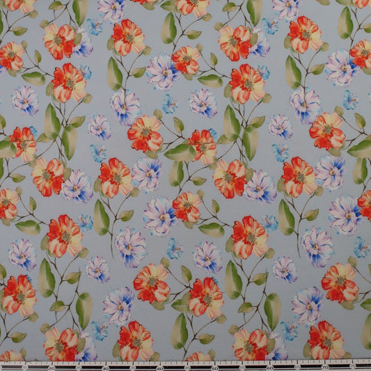 CREPE CEY ESTAMPADO AZUL NIEBLA FLORAL