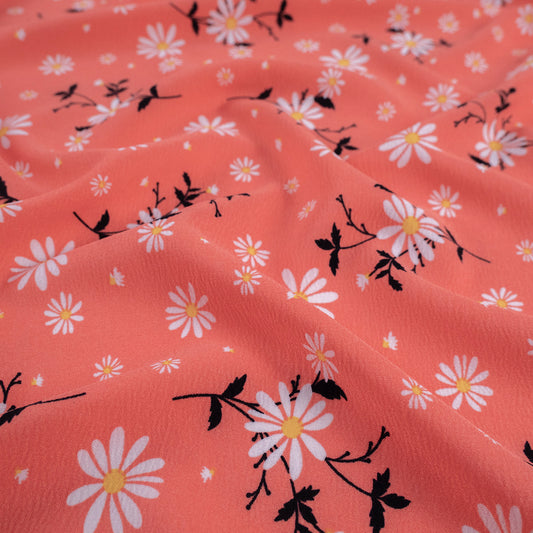 CREPE CEY ESTAMPADO ROSA MELOCOTON PARFAIT