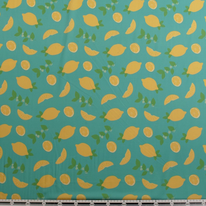 CREPE CEY ESTAMPADO VERDE CERAMICA LIMONES