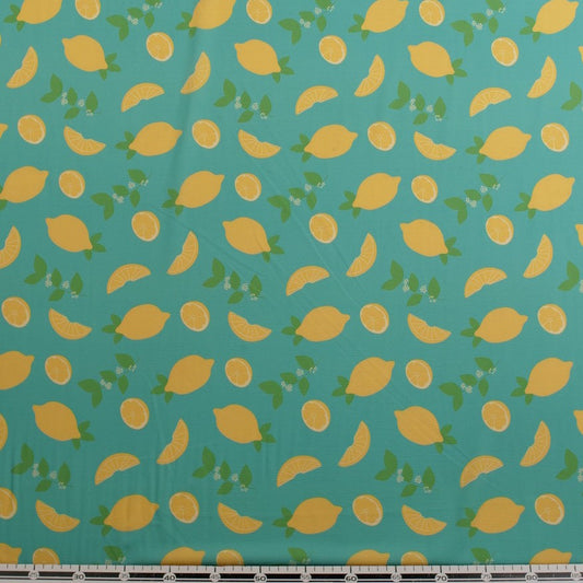 CREPE CEY ESTAMPADO VERDE CERAMICA LIMONES