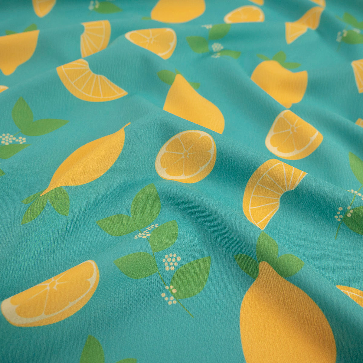 CREPE CEY ESTAMPADO VERDE CERAMICA LIMONES