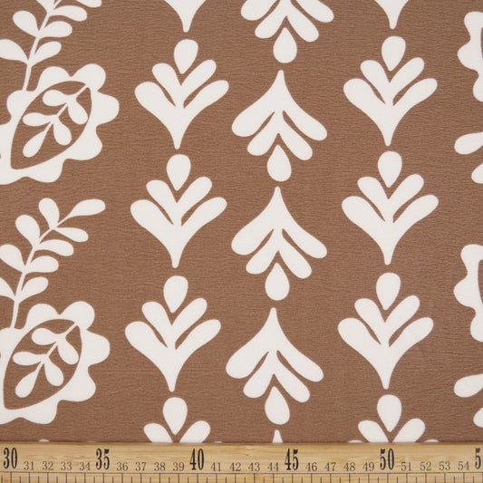 CREPE CEY ESTAMPADO MARRON ARDILLA ESTILO ESCANDINAVO