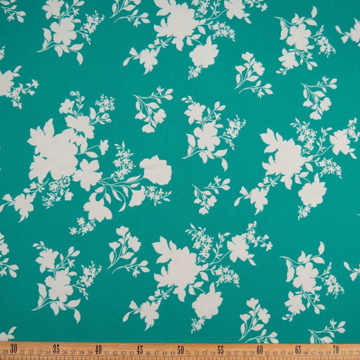 CREPE CEY ESTAMPADO VERDE CERAMICA FLORAL