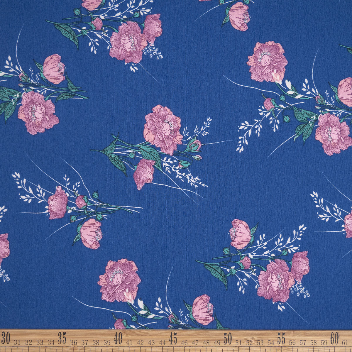 CREPE CEY ESTAMPADO AZUL COSTAL FLORAL