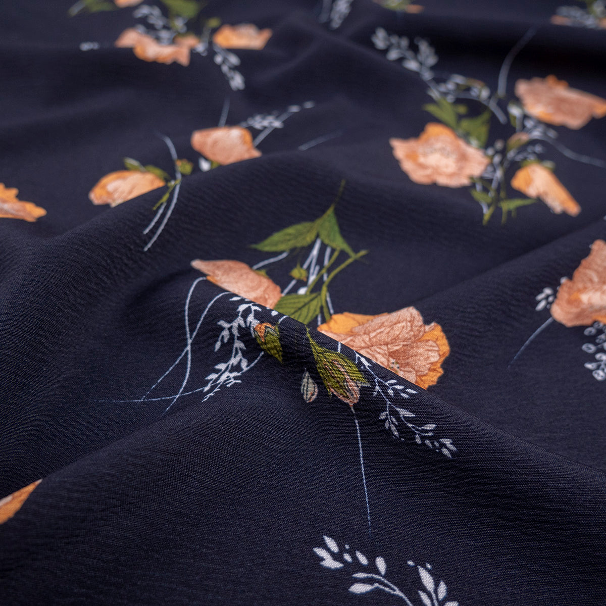 CREPE CEY ESTAMPADO AZUL SALUTE FLORAL