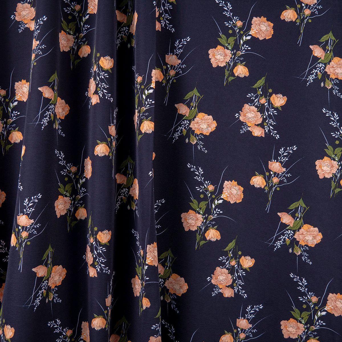 CREPE CEY ESTAMPADO AZUL SALUTE FLORAL
