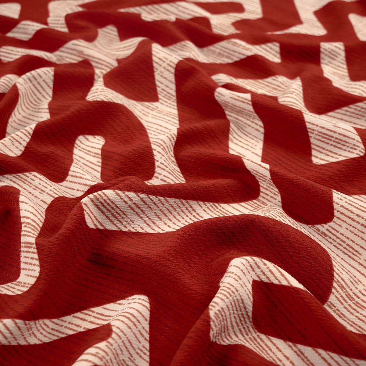 CREPE CEY ESTAMPADO NATURAL NAVAJO