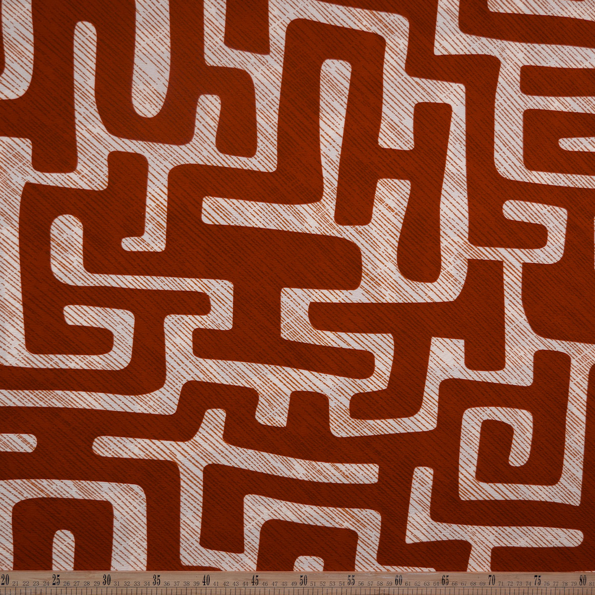 CREPE CEY ESTAMPADO NATURAL NAVAJO