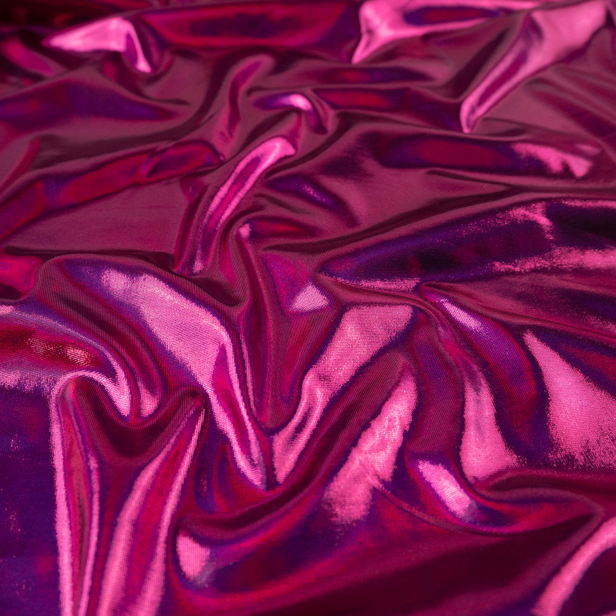 FOIL SPANDEX MAGENTA CARMIN