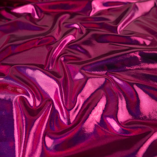 FOIL SPANDEX MAGENTA CARMIN