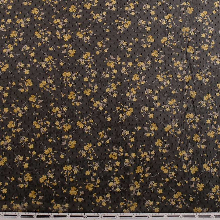 GASA DEVORE LOLA NEGRO METEORITO FLORAL