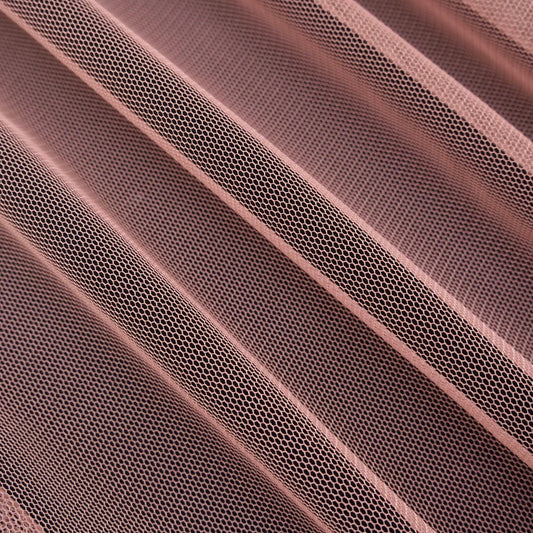 MICRO TUL MESH CORAL ALMENDRA