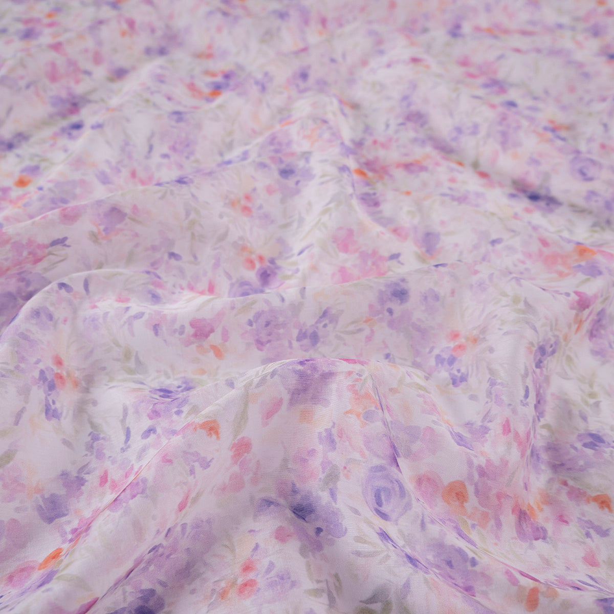 GASA ESTAMPADA TENCEL LILA ROSA FLORAL PASTEL