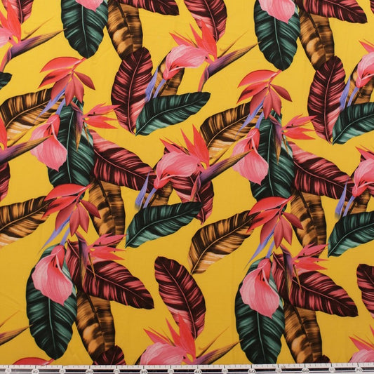 MICRO FOURWAY LOLA AMARILLO AURORA HOJAS FLORAL