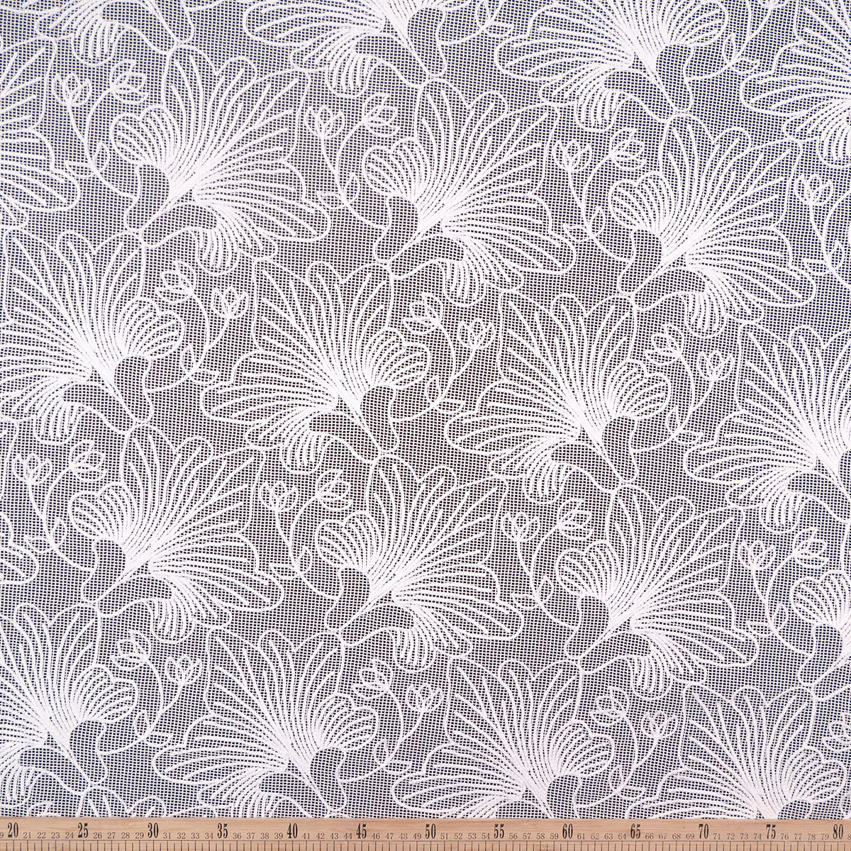 MINI GUIPIURE ROMA BLANCO BRILLANTE FLOR