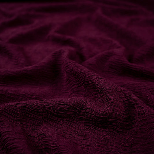 CREPE DRAPE MOIRE BORDO RODODENDRO