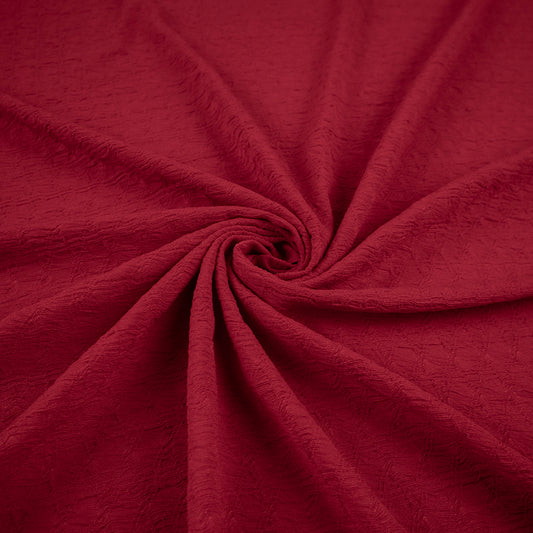 CREPE DRAPE MOIRE ROJO CHINO