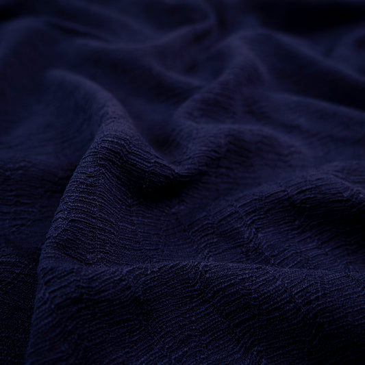 CREPE DRAPE MOIRE AZUL MEDIEVAL