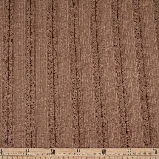CREPE DRAPE NINA MARRON TABACO