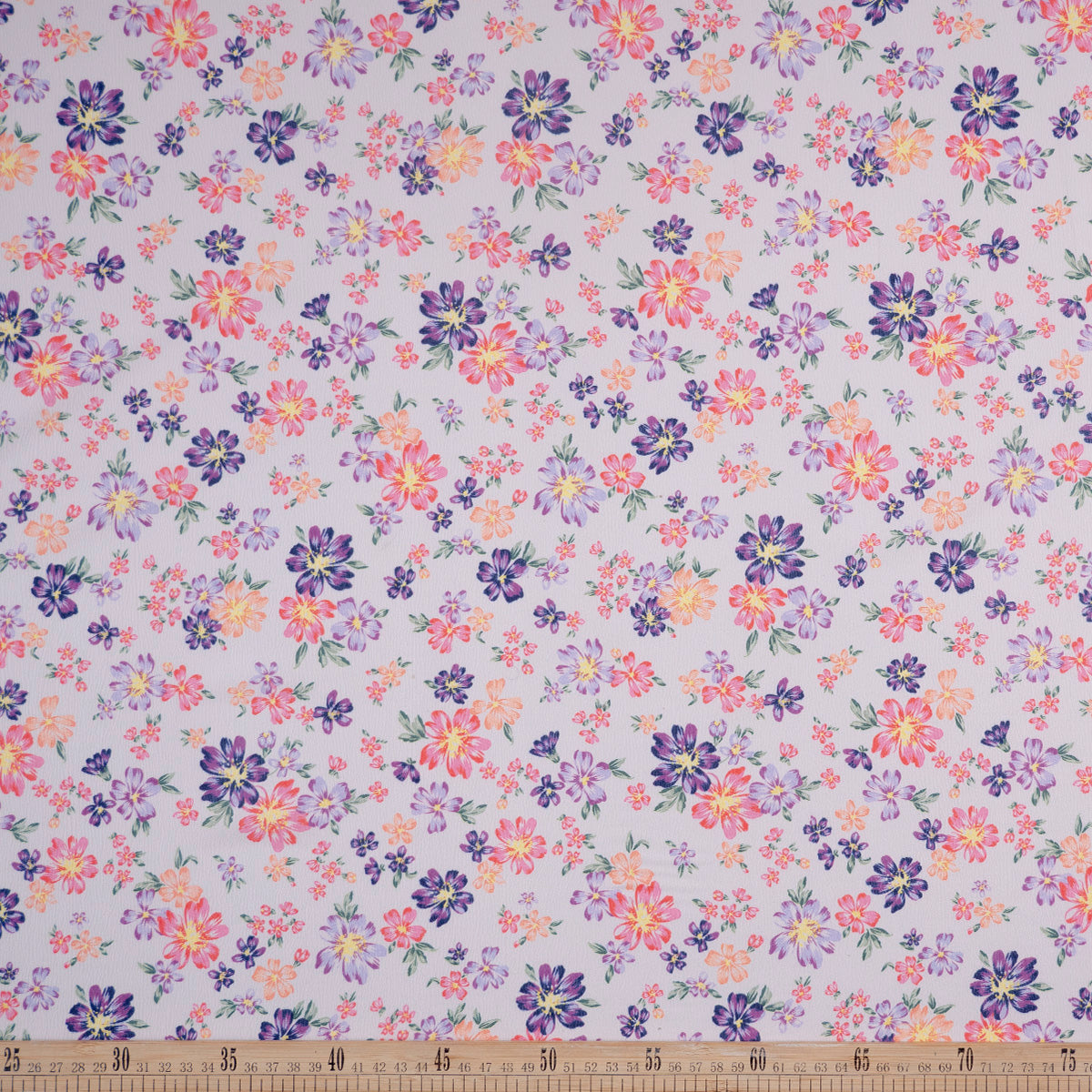 CREPE LAUREN ESTAMPADO GRIS ALLOY FLORAL