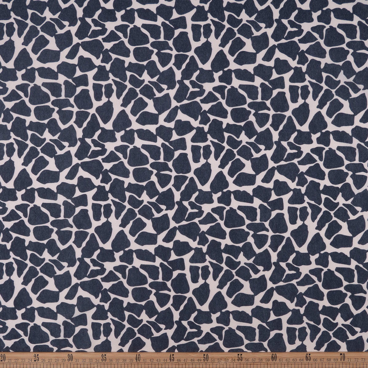 CREPE LAUREN ESTAMPADO NEGRO METEORITO ANIMAL PRINT