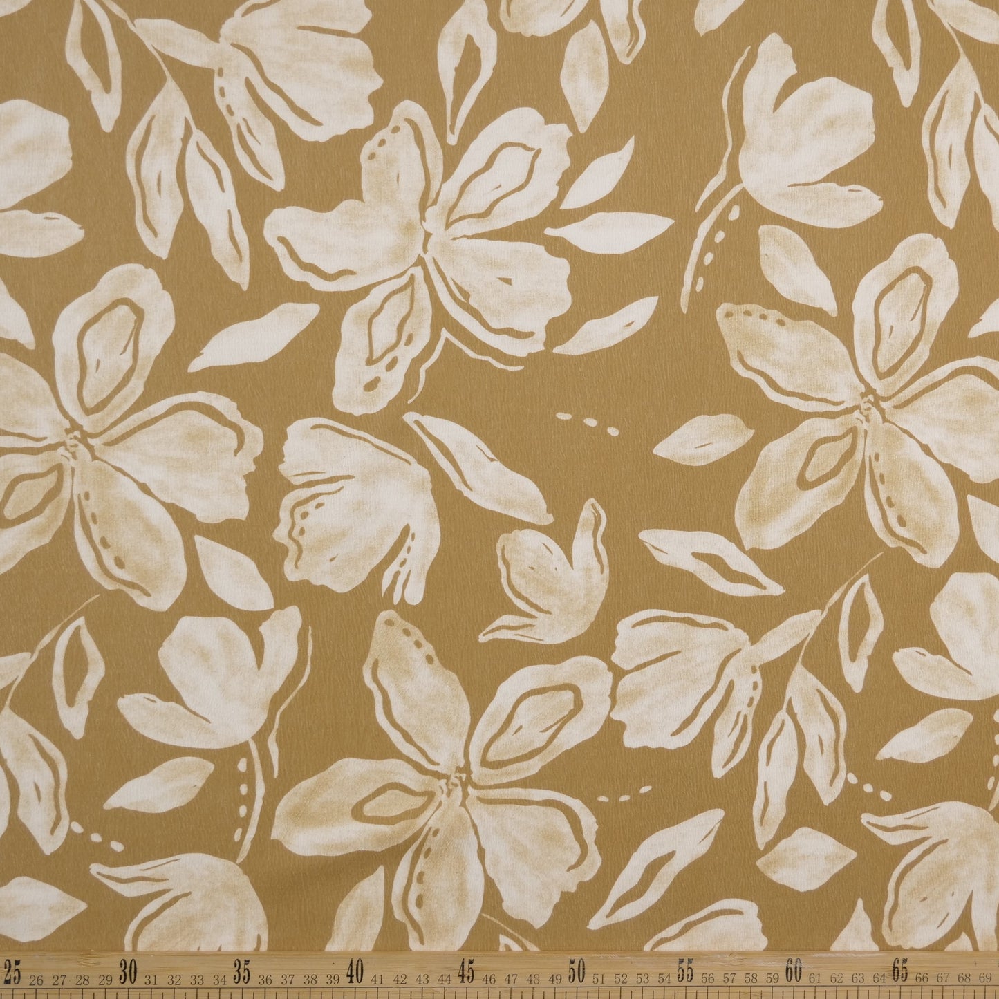 CREPE LAUREN ESTAMPADO VERDE MUSGO FLORAL