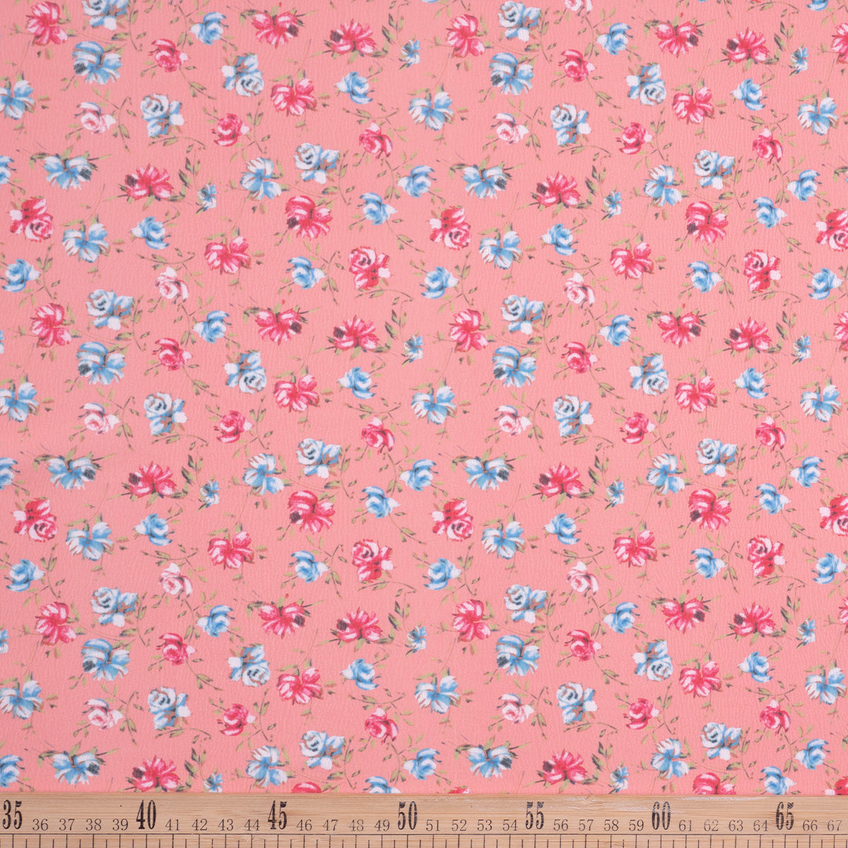 CREPE LAUREN ESTAMPADO ROSA CONFETTI FLORAL COLORIDO