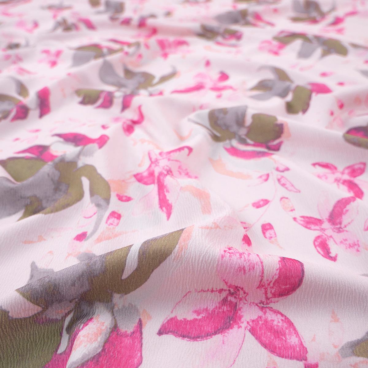 CREPE LAUREN ESTAMPADO ROSA NOVIA ACUARELA FLORAL